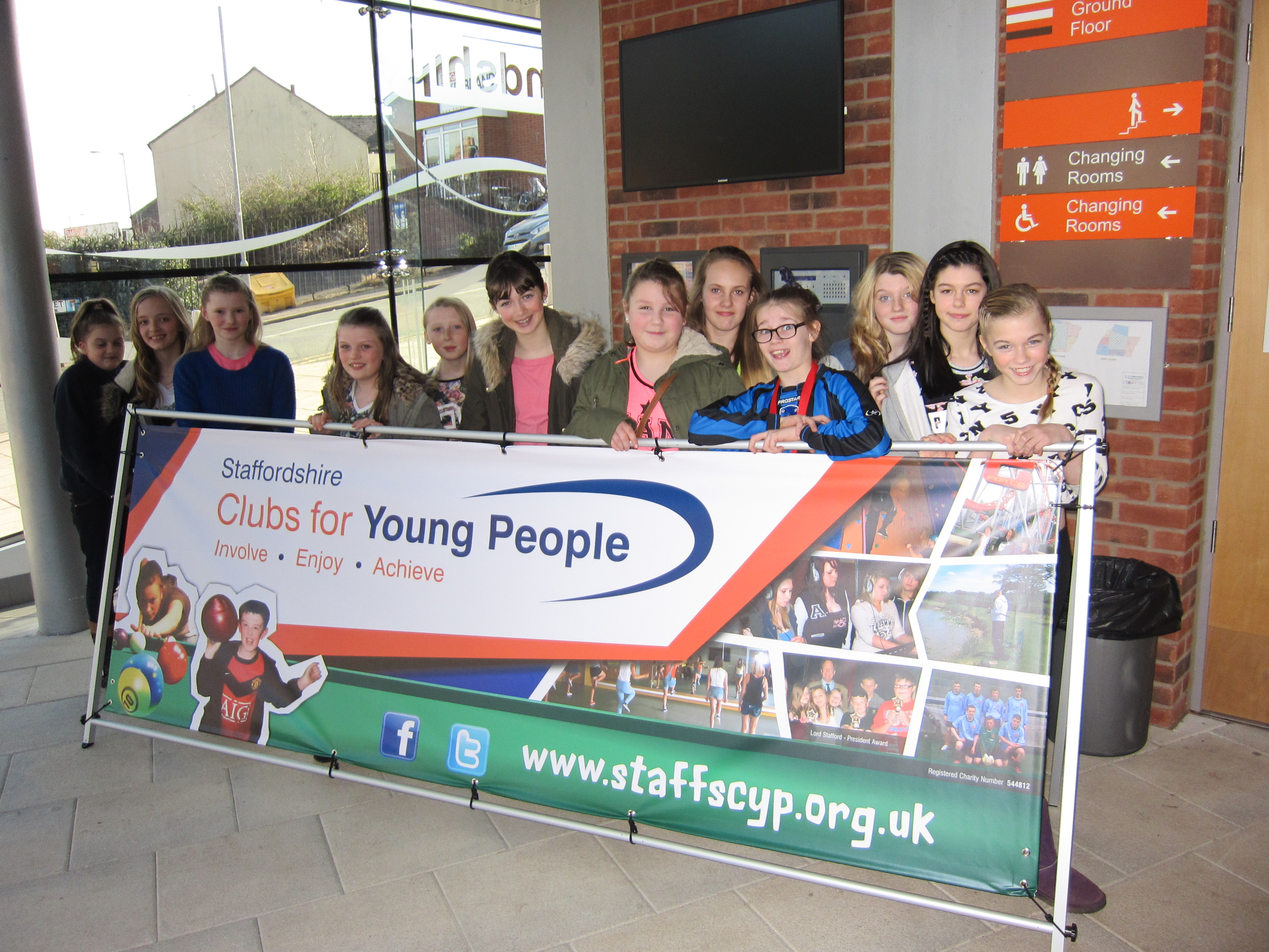 Staffordshire Clubs for Young People - Girls Event - Group Photo