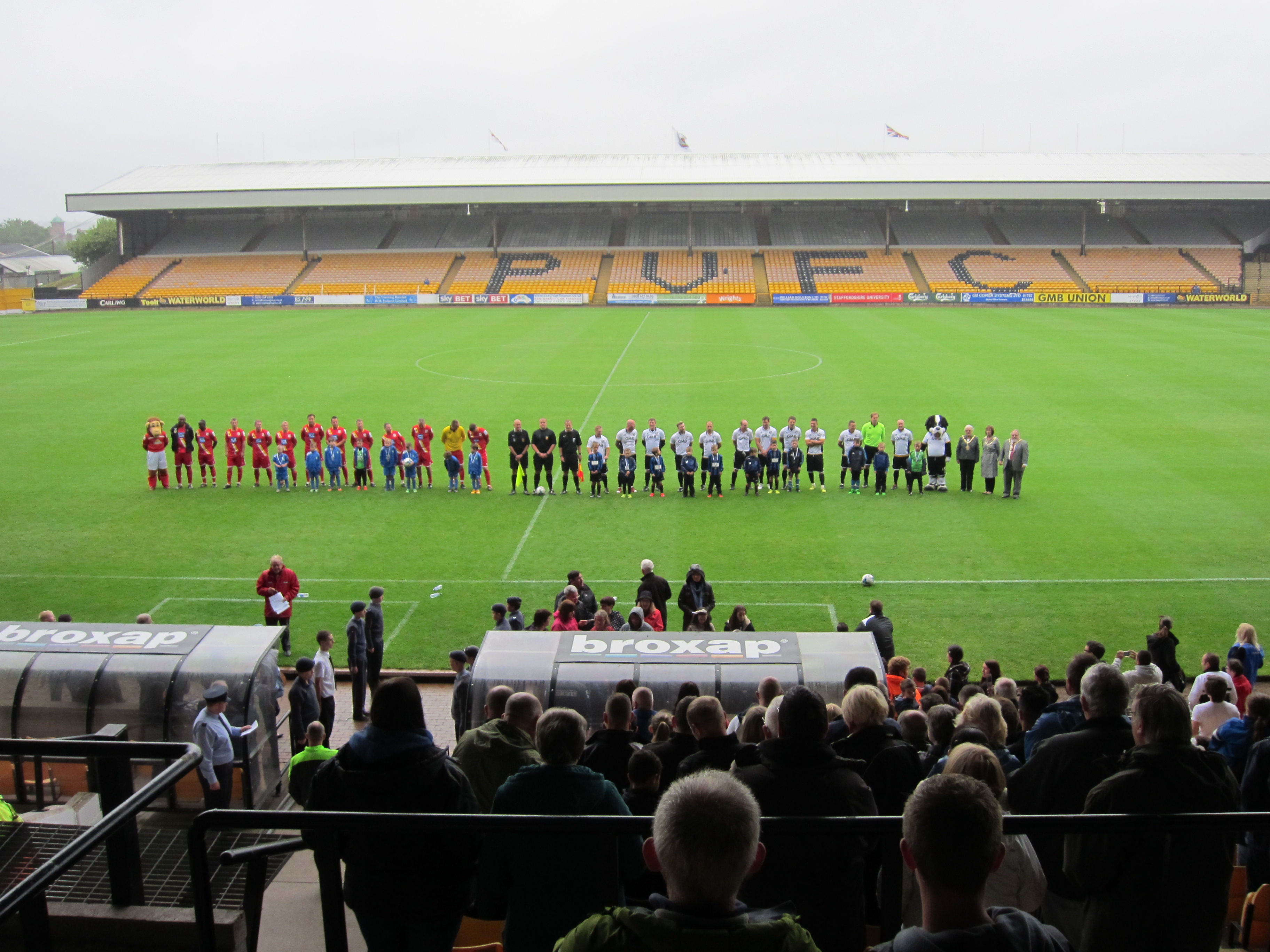 Staffs CYP - Port Vale Legends Game - Pitch