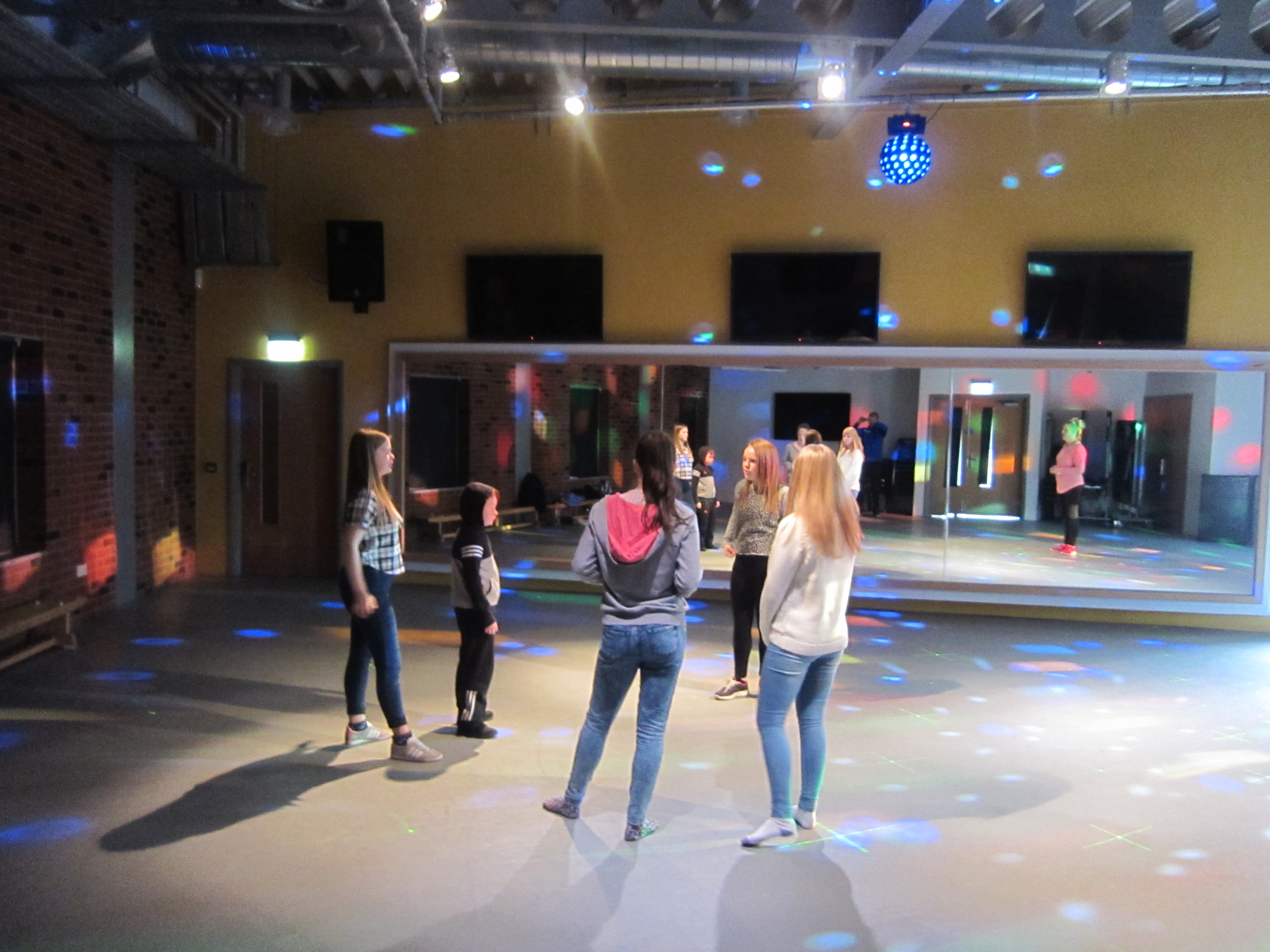 Dance lesson at Chesterton vision centre